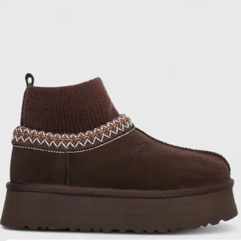 UGG Tazz Platform Knit - Chocolate