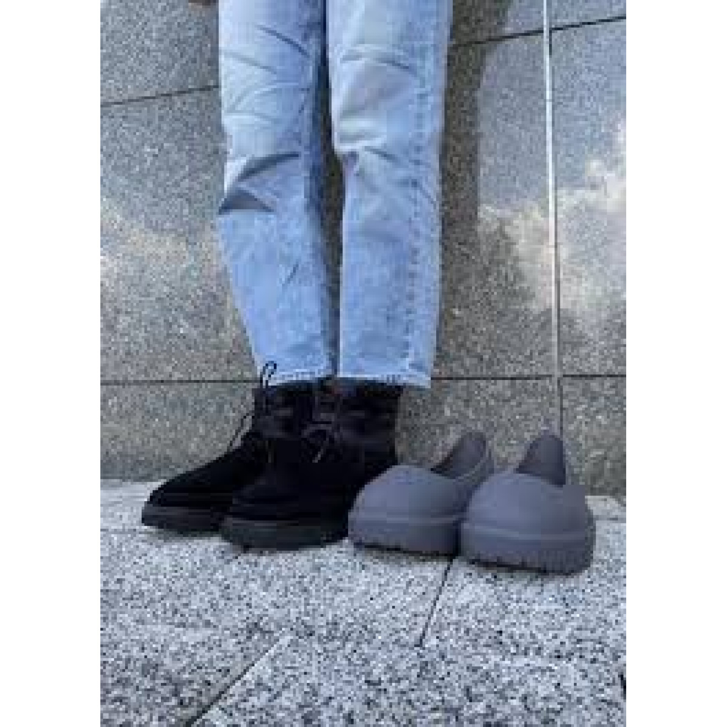 UGG Mens Classic Mini Lace-Up Weather Black 