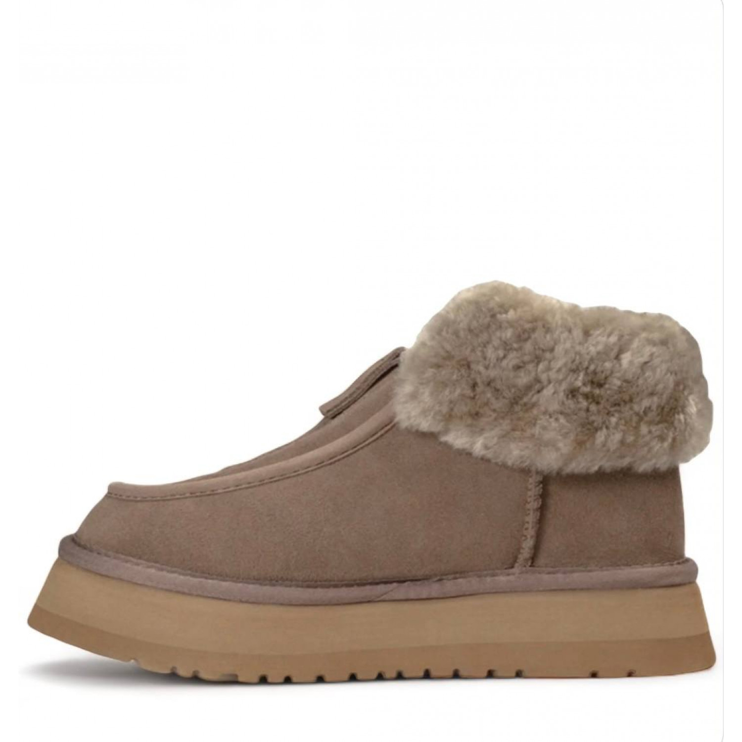 UGG Funkette Platform Boots Cappuccino