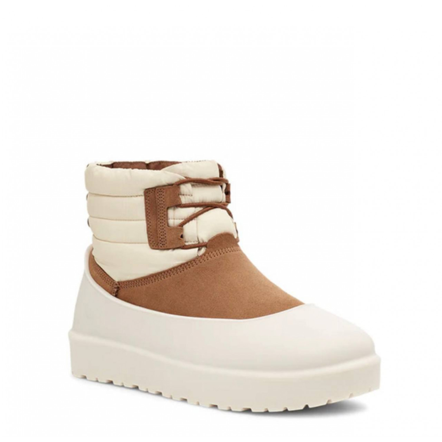 UGG Classic Mini Lace-Up Weather Chestnut Whitecap