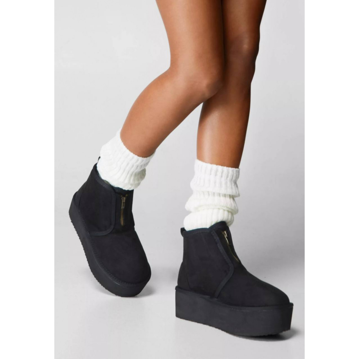 UGG Neumel Platform ZIP Boot Matte Seaweed