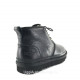 UGG Womens Neumel Leather Black