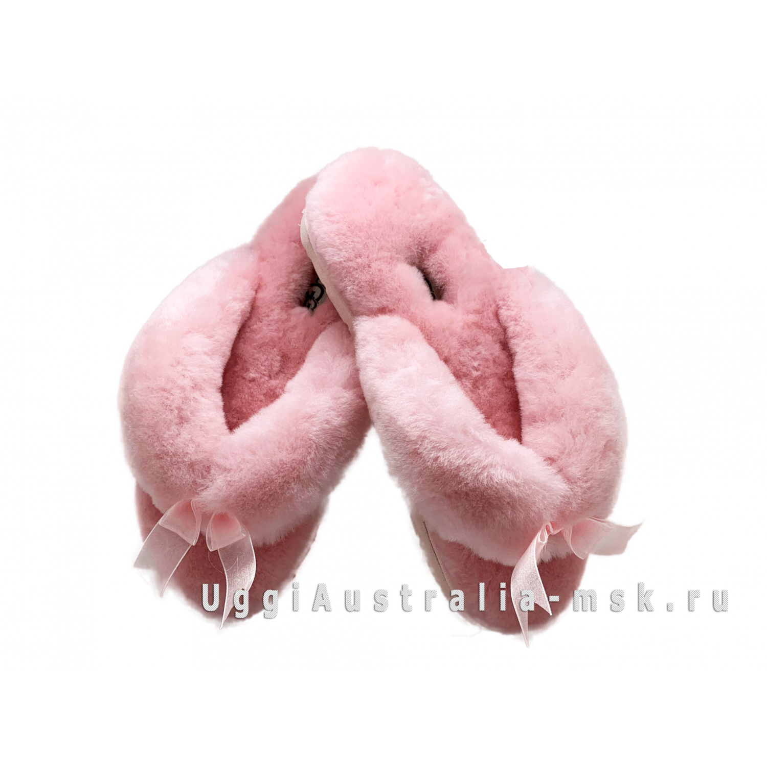 UGG FLUFF FLIP FLOP PINK