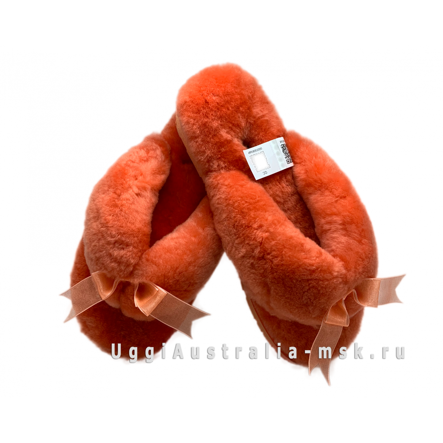 UGG FLUFF FLIP FLOP ORANGE