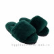 UGG FLUFF SLIDE SLIPPERS DARK GREEN