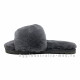 UGG FLUFF SLIDE SLIPPERS GREY