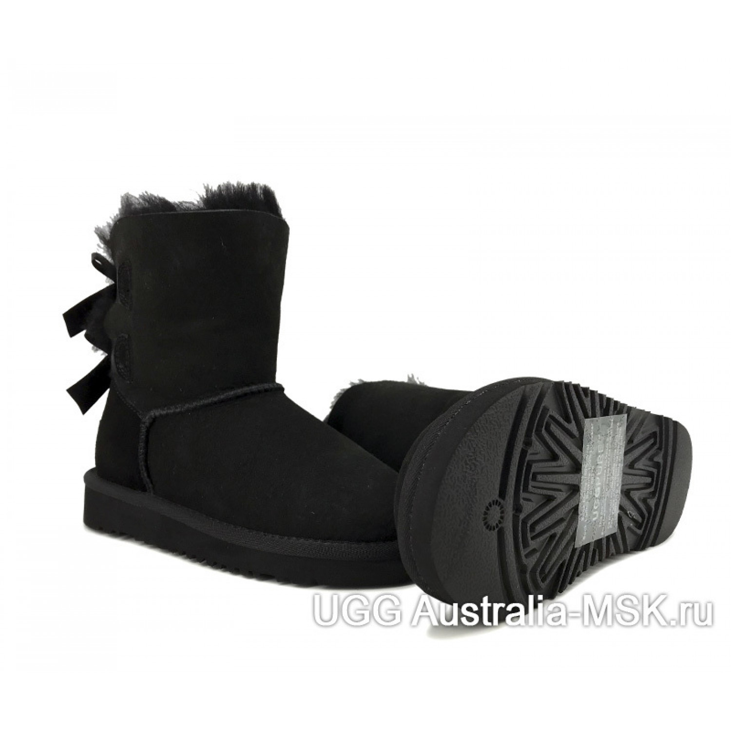 UGG kids bailey bow black UGG kids bailey bow black