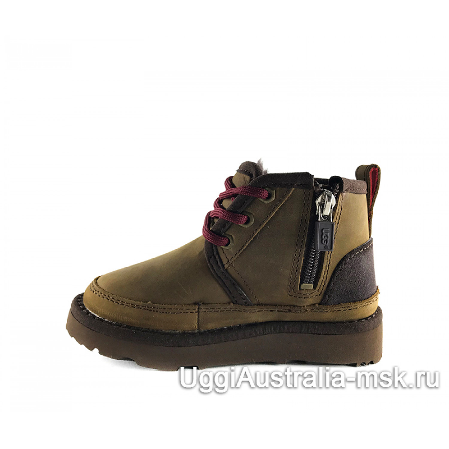 UGG KIDS NEUMEL II ZIP WP CHOCOLATE
