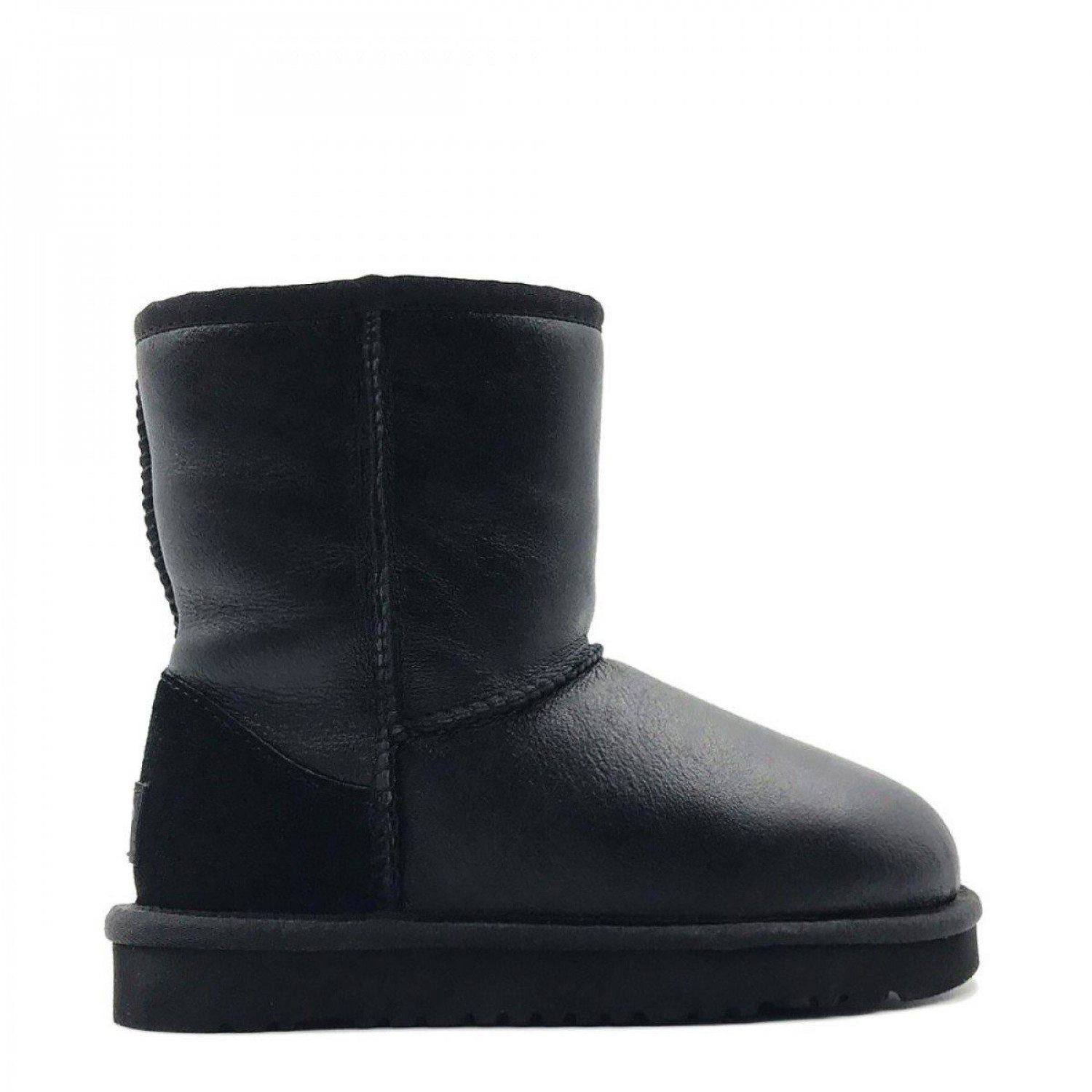 UGG Kids Classic Short Metallic Black 