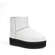 UGG Classic Mini Platform Leather White