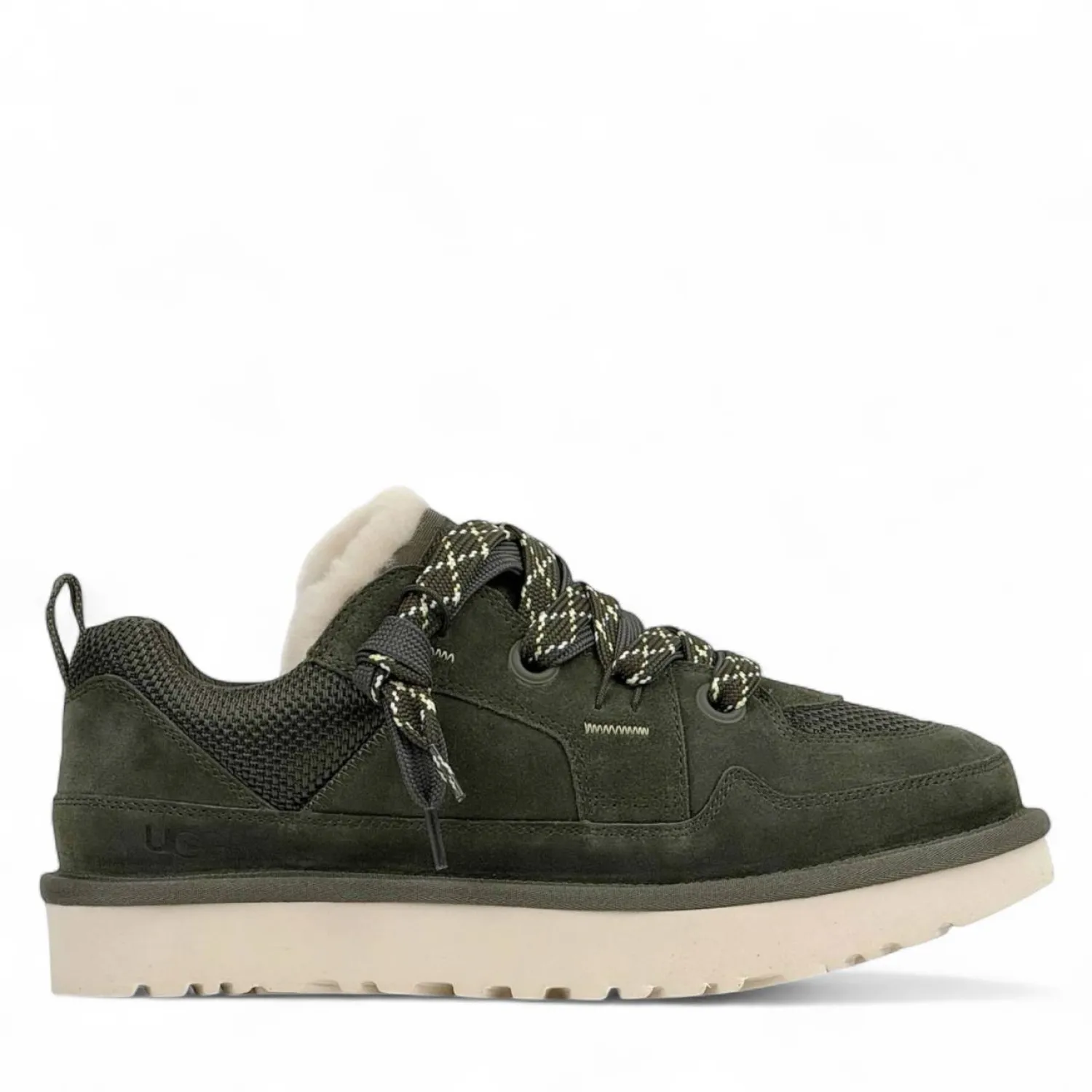 UGG Mens Lowmel Lo Sneaker Dark Green