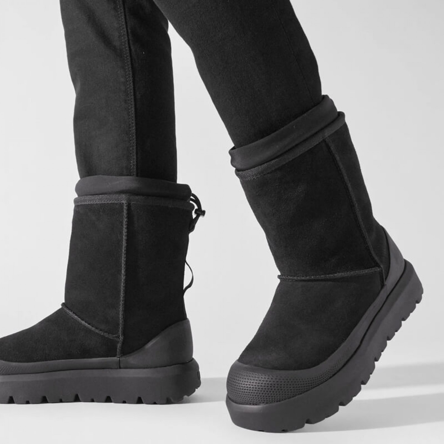 UGG Mens Classic Short Weather Hybrid Black UGG Mens Classic Short Weather Hybrid Black