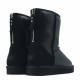 Ugg Mens Classic Short Zip Metallic Black