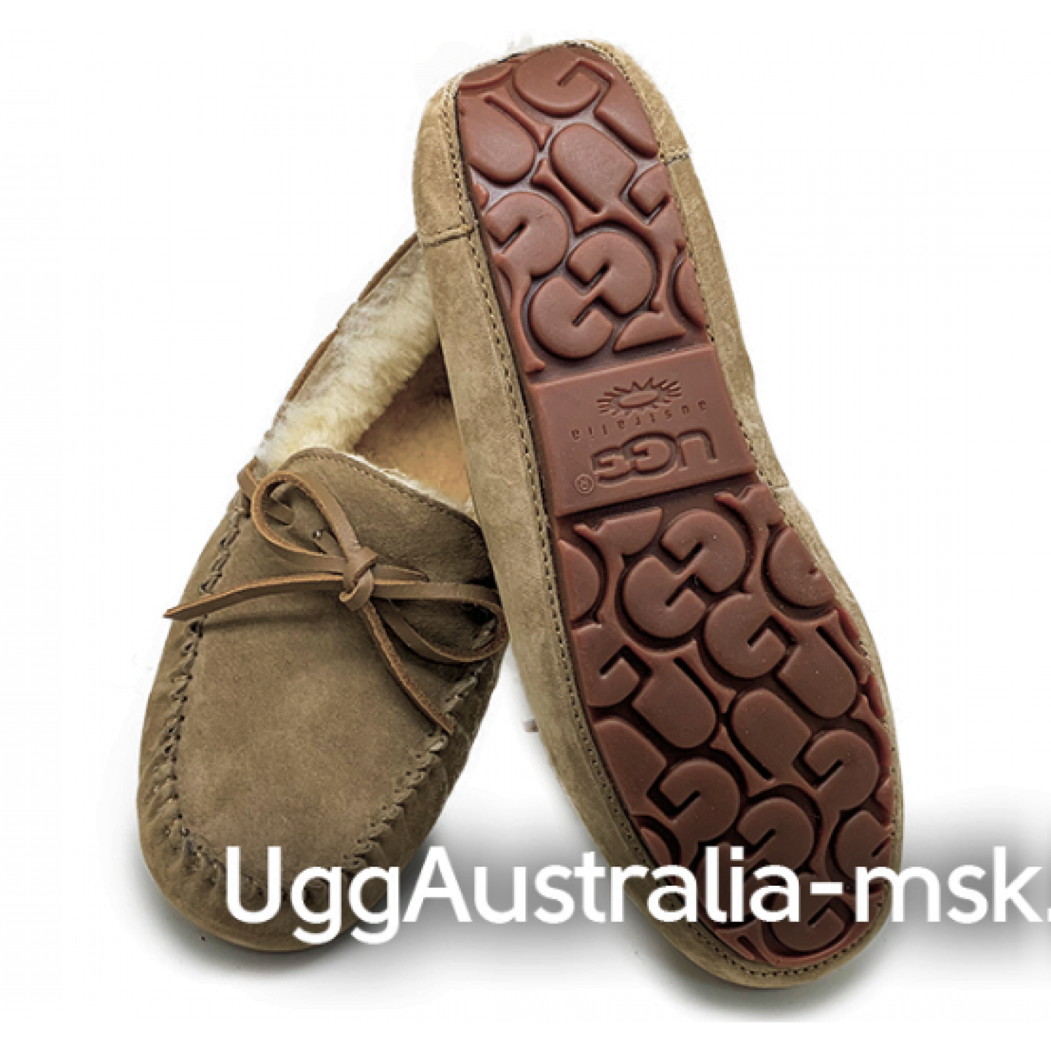 UGG MOCCASINS DAKOTA KHAKI