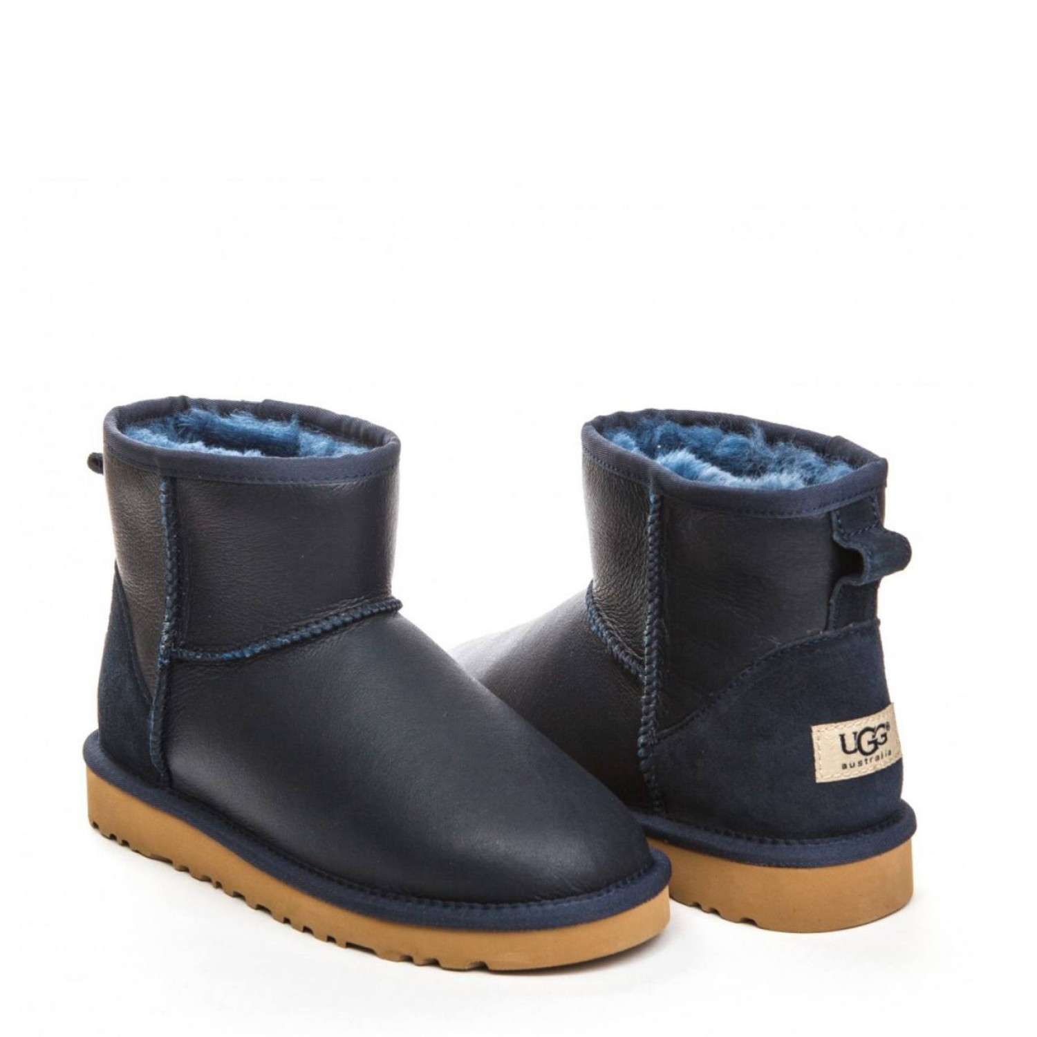 UGG Mens Classic Mini Metallic Navy 