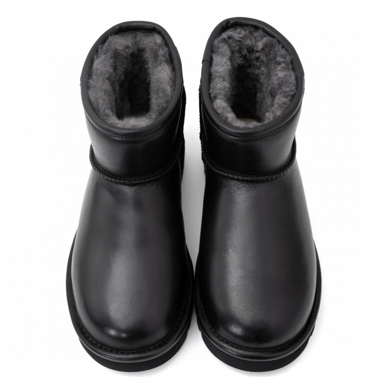 UGG Mens Classic Mini Leather Black 