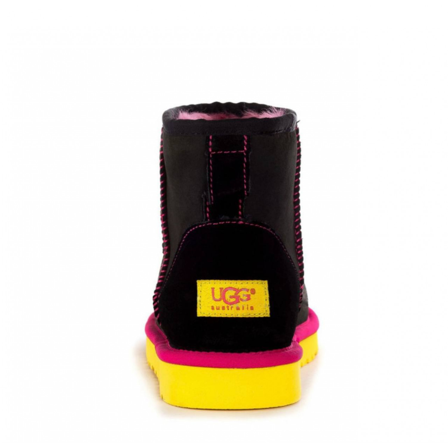 UGG Classic Mini II Black Yellow