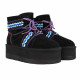 Женские угги UGG Classic Mini II Braid Platform Black