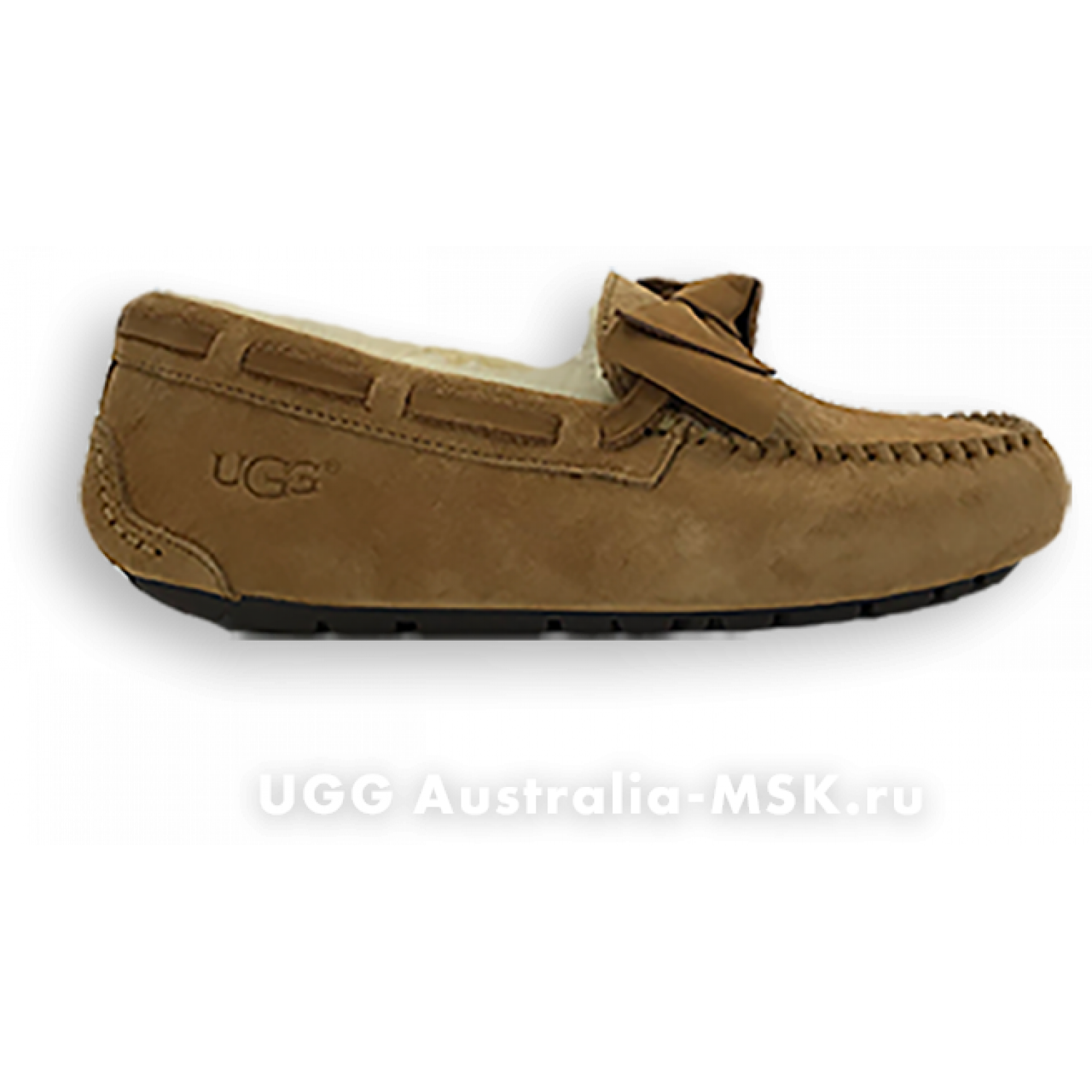 UGG Dakota Leather Bow Brown