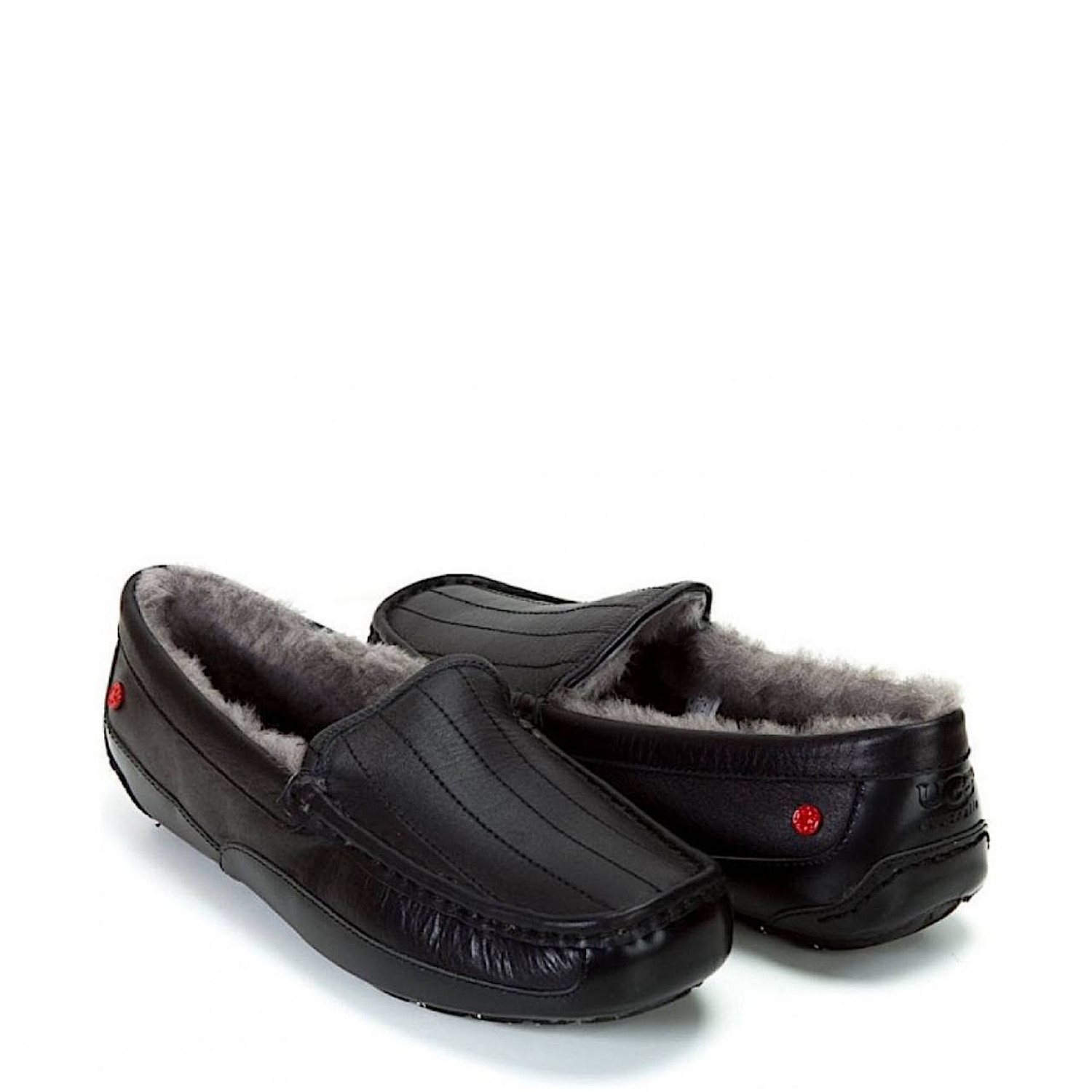 UGG Mens Ascot Star Wars Leather Black 