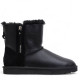 UGG Mens Classic Mini Double Zip Metallic Black 