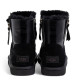 UGG Mens Classic Mini Double Zip Metallic Black 