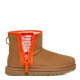 UGG Classic Mini Zipper Tape Logo Chestnut