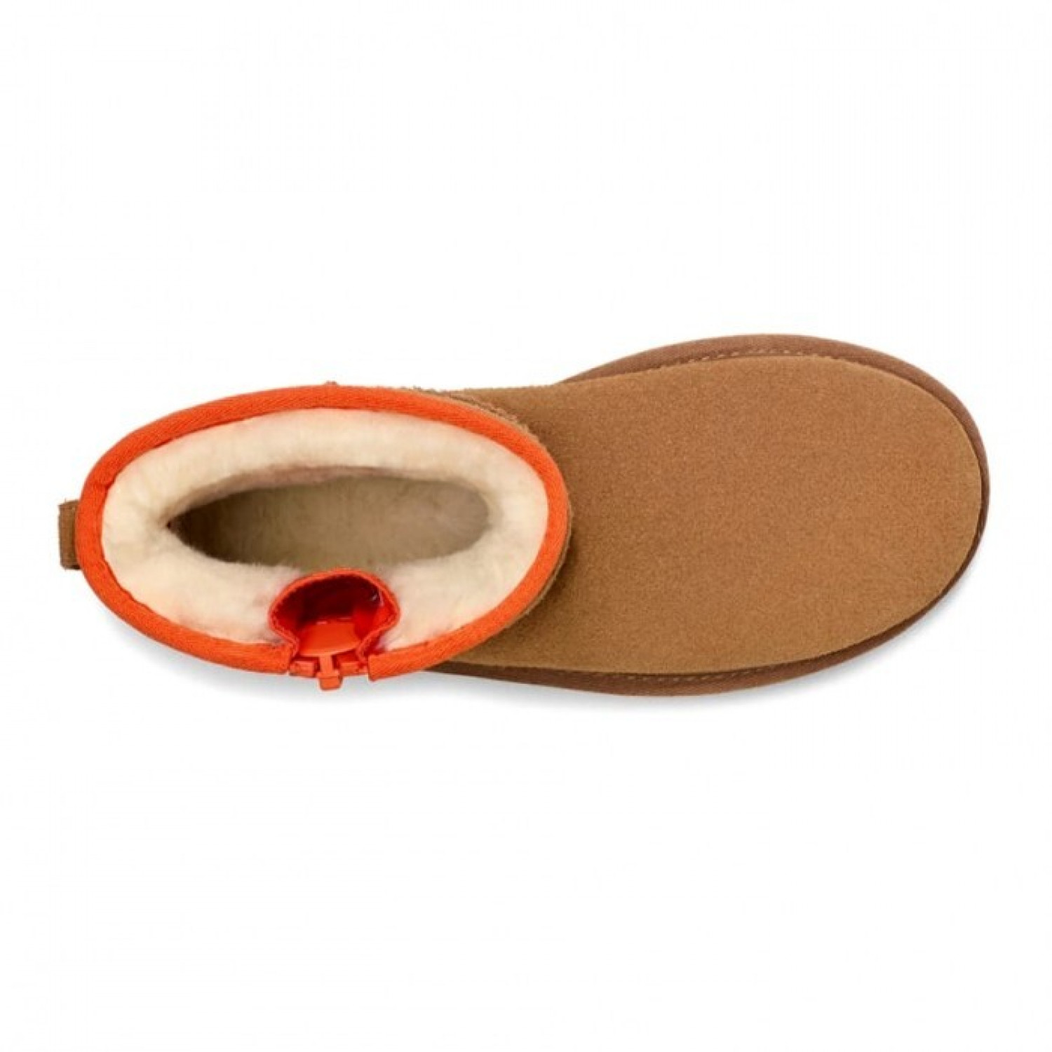 UGG Classic Mini Zipper Tape Logo Chestnut
