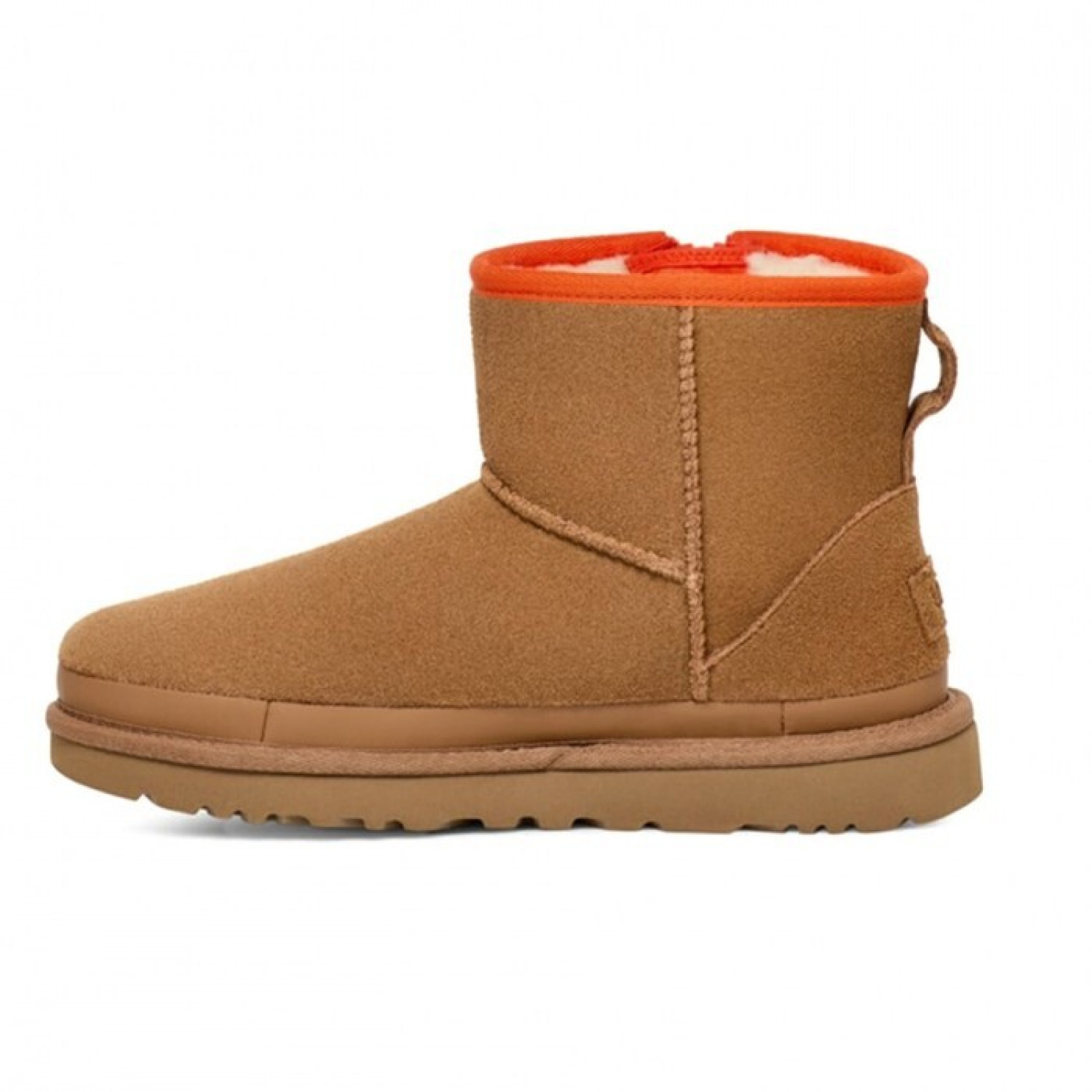 UGG Classic Mini Zipper Tape Logo Chestnut