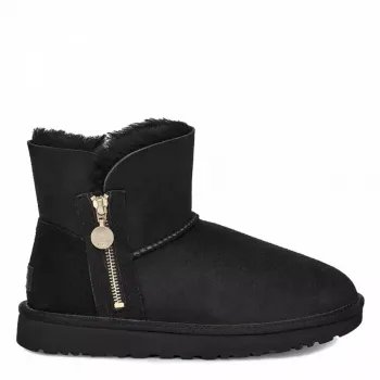 UGG MINI ZIPPER BLACK