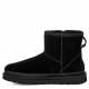Ugg Classic Mini Zipper Tape Logo Black