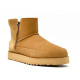 UGG Classic Zip Mini Suede Boot Chestnut