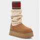 UGG Classic Sweater Letter-Chestnut