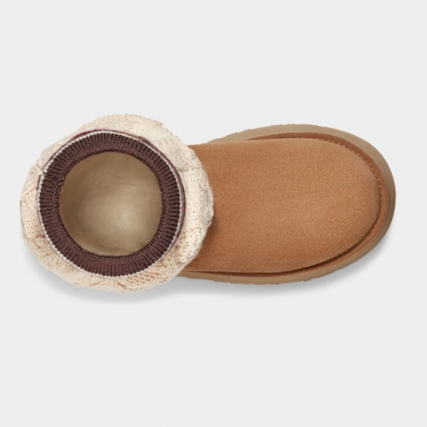UGG Classic Sweater Letter-Chestnut