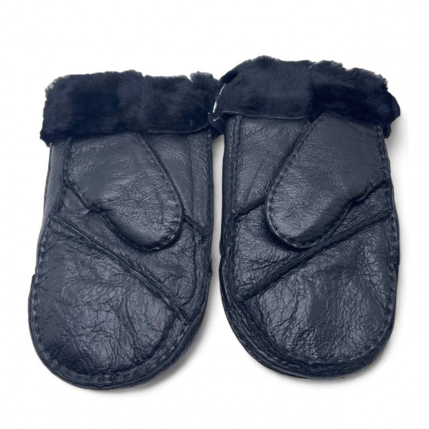 UGG Men's Sheepskin Mitten Metallic Black 