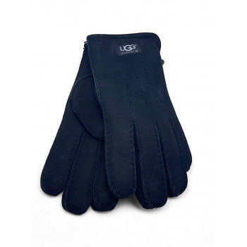 UGG Men Sheepskin Gloves Black 