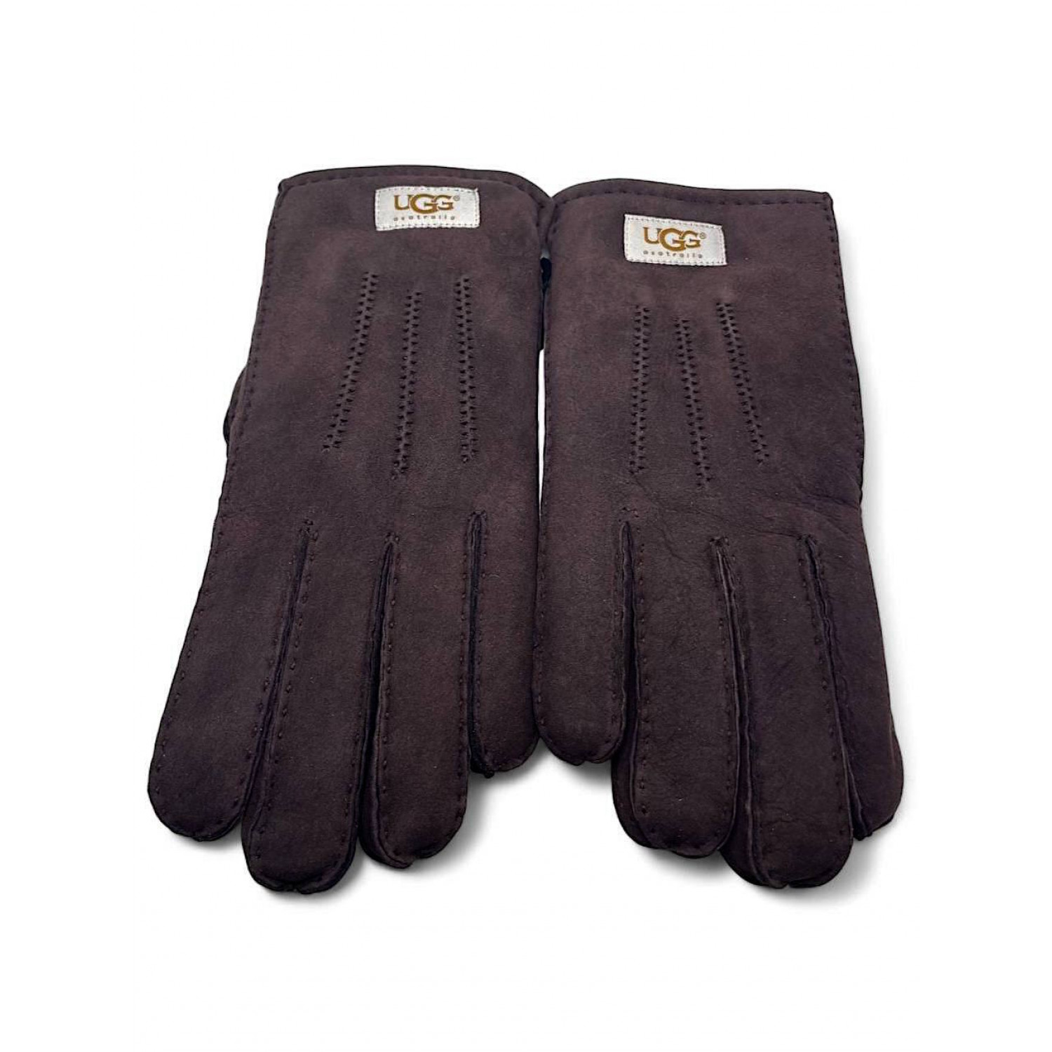 UGG Men Sheepskin Gloves Chocolate 