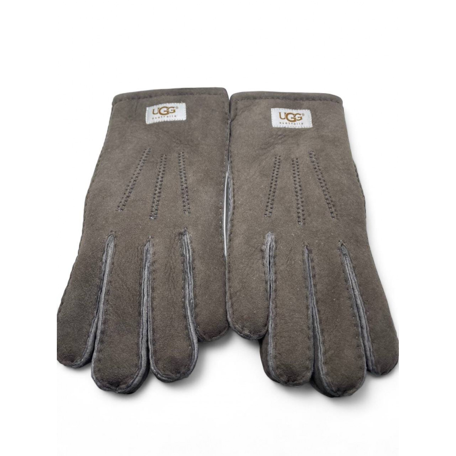 UGG Men Sheepskin Gloves Grey 