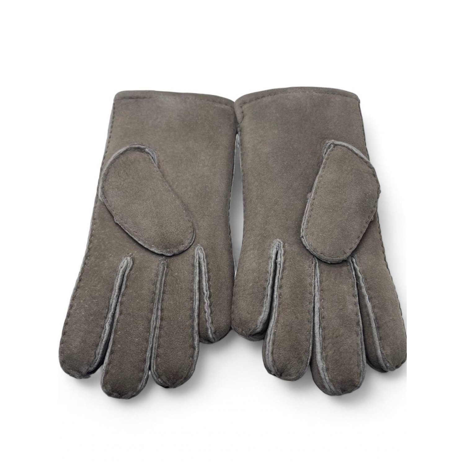 UGG Men Sheepskin Gloves Grey 