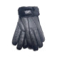 UGG Women's Sheepskin Glove Metallic Black