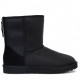 UGG Mens Classic Short Zip Metallic Black 