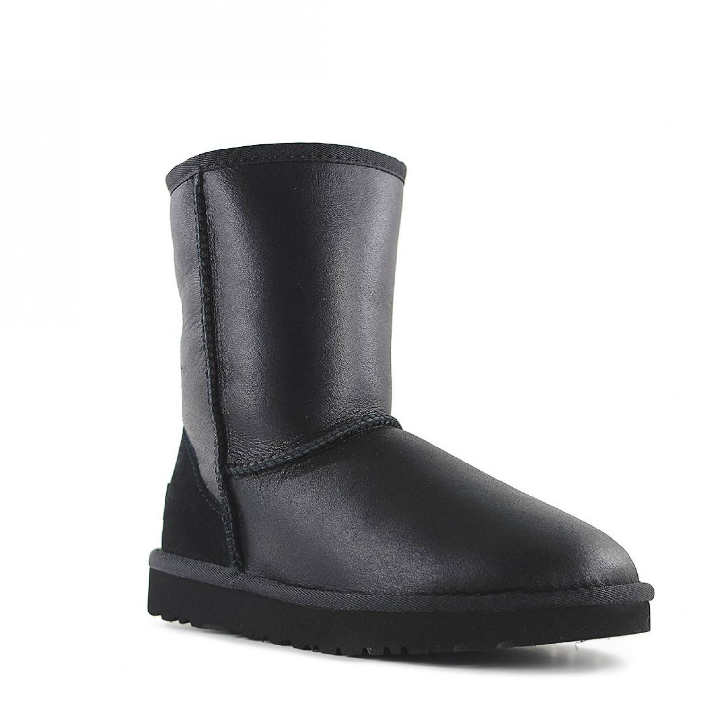 UGG Mens Classic Short Metallic Black 
