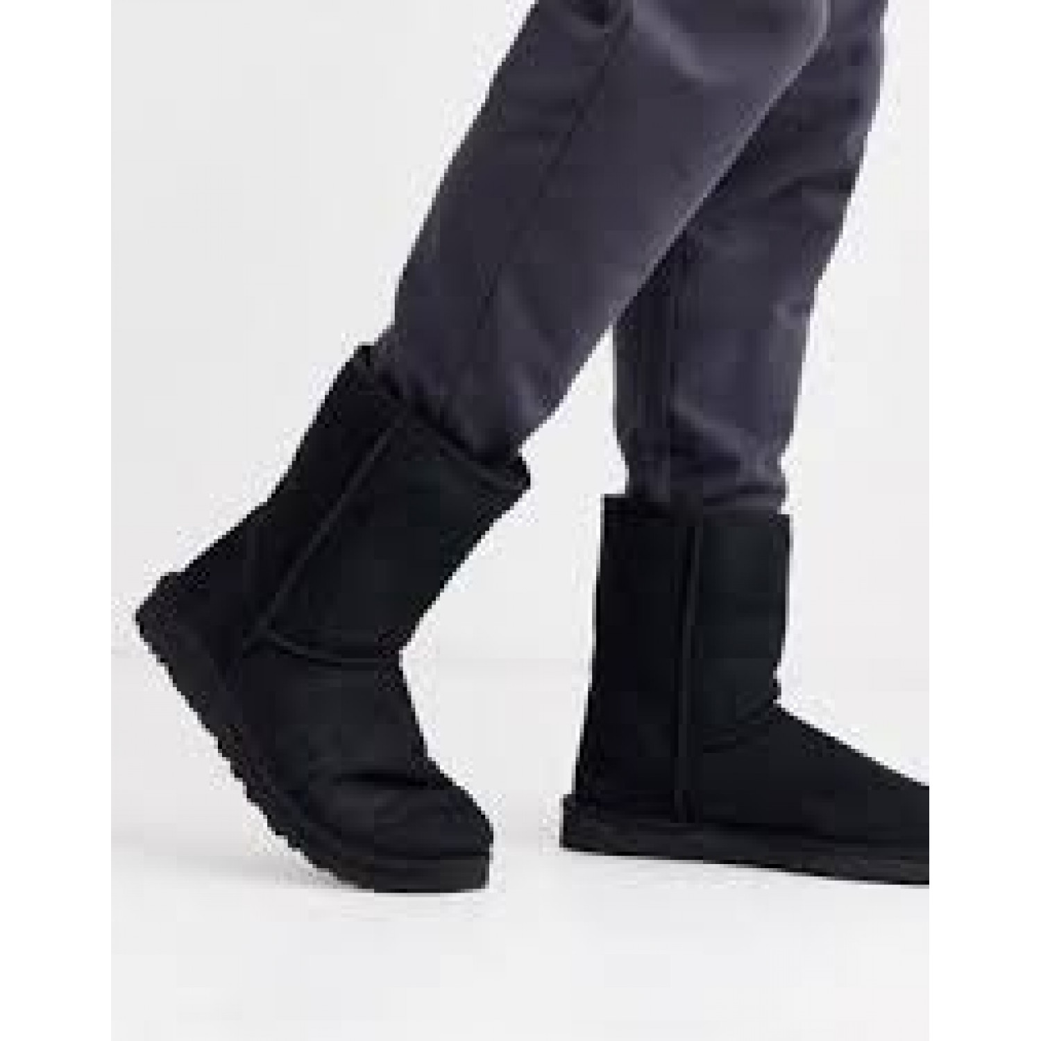 UGG Mens Classic Short Metallic Black 