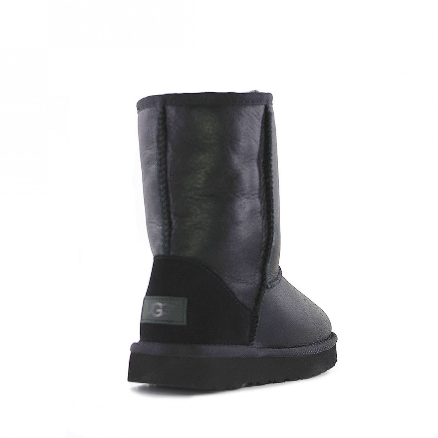 UGG Mens Classic Short Metallic Black 