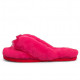 UGG Fluff Flip Flop Rose Red