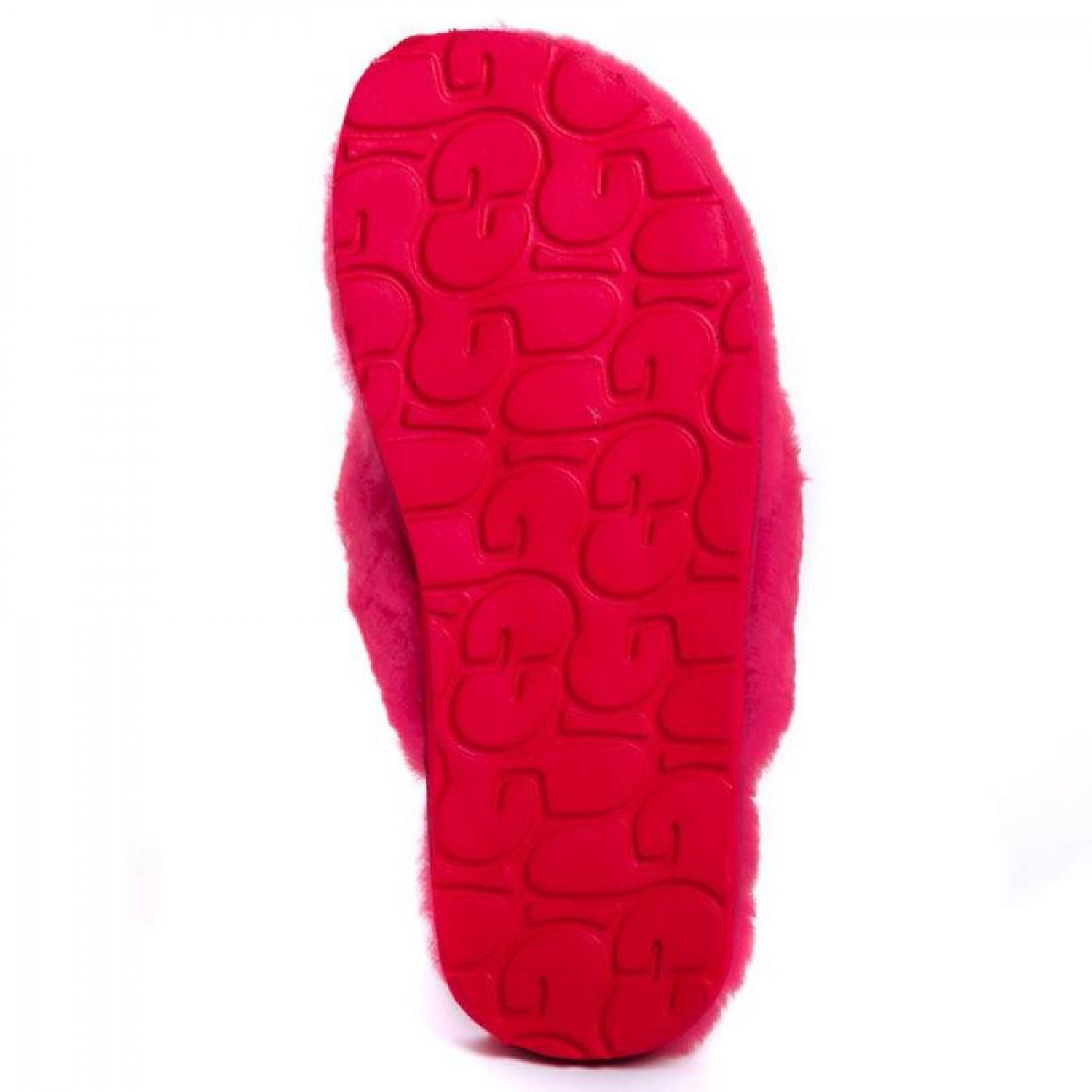 UGG Fluff Flip Flop Rose Red