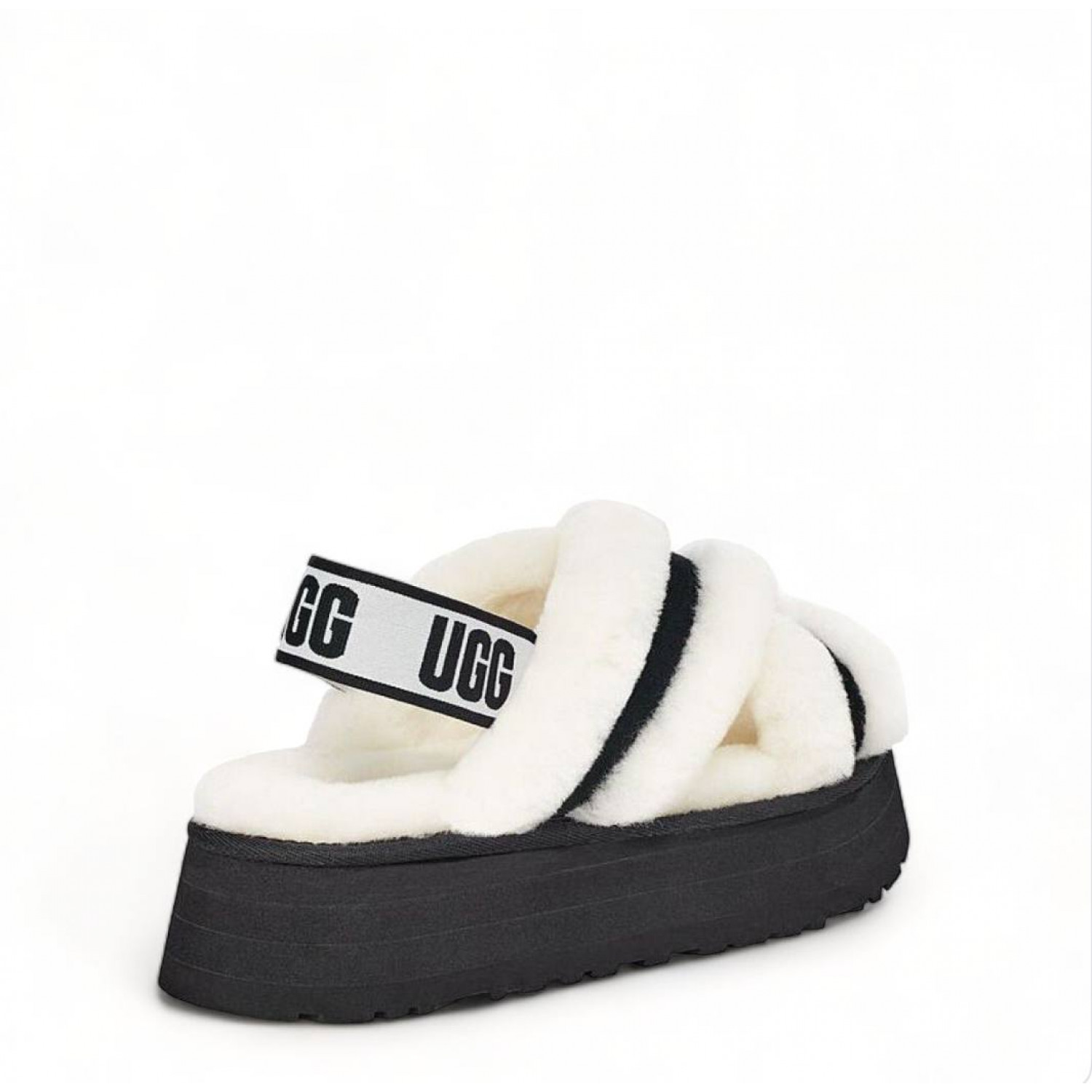 UGG Disco Cross Slide White