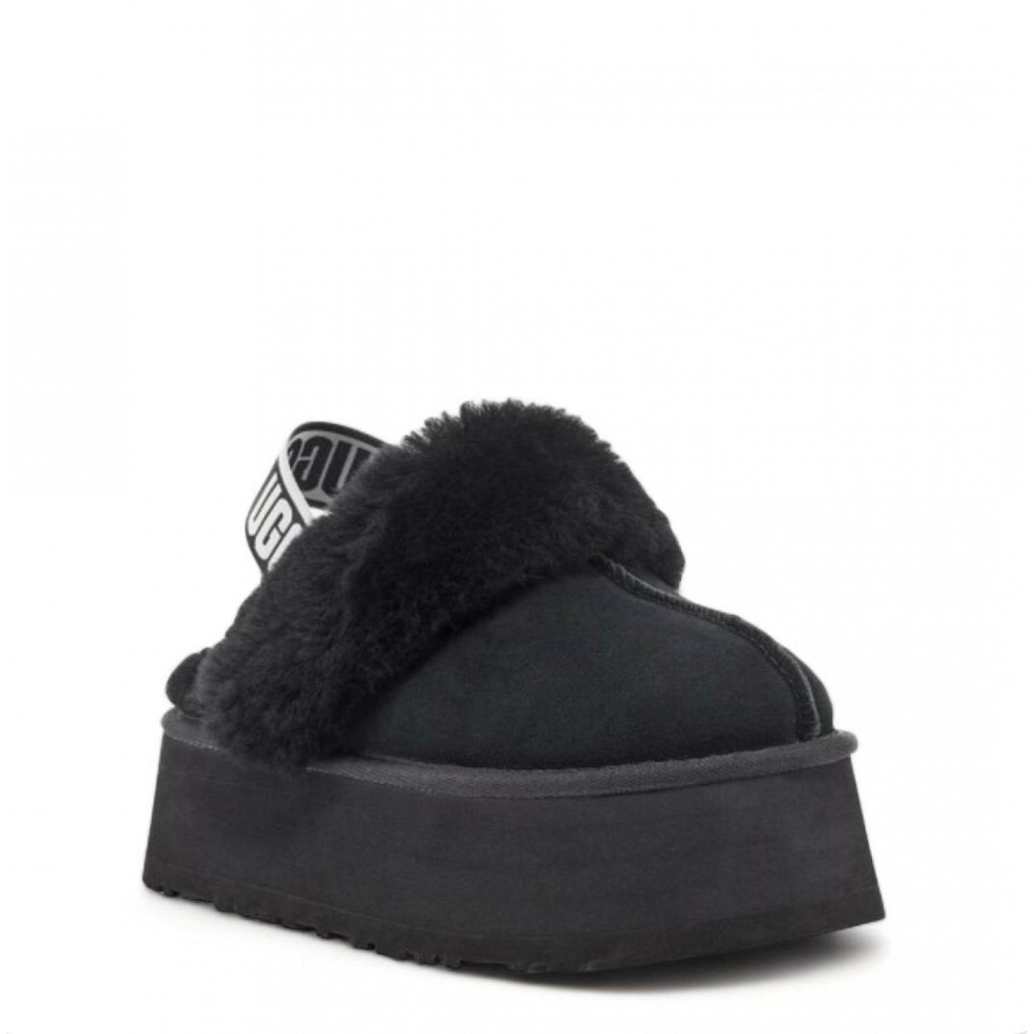 UGG Funkette Suede Platform Black