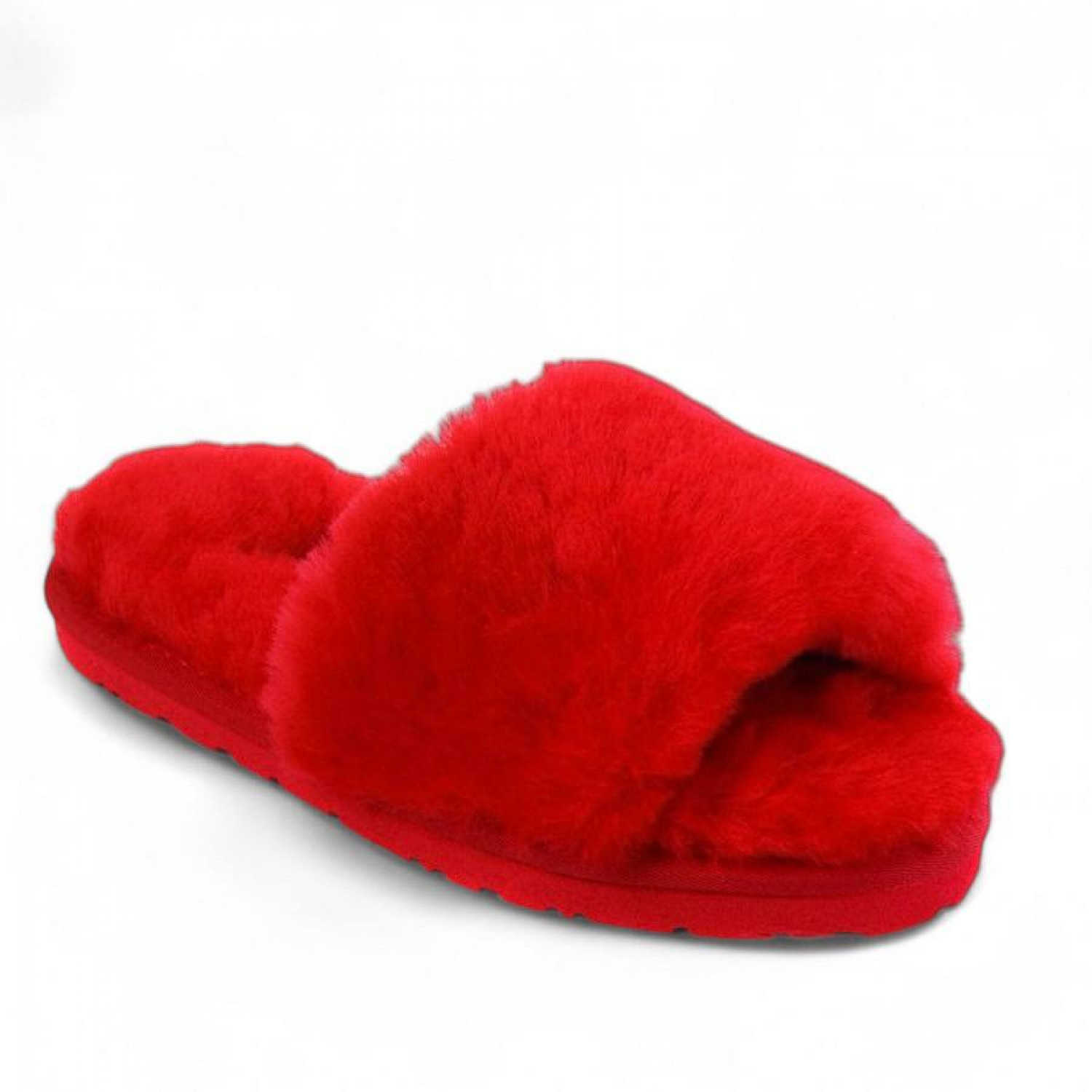 UGG Fluff Slide Slippers Red