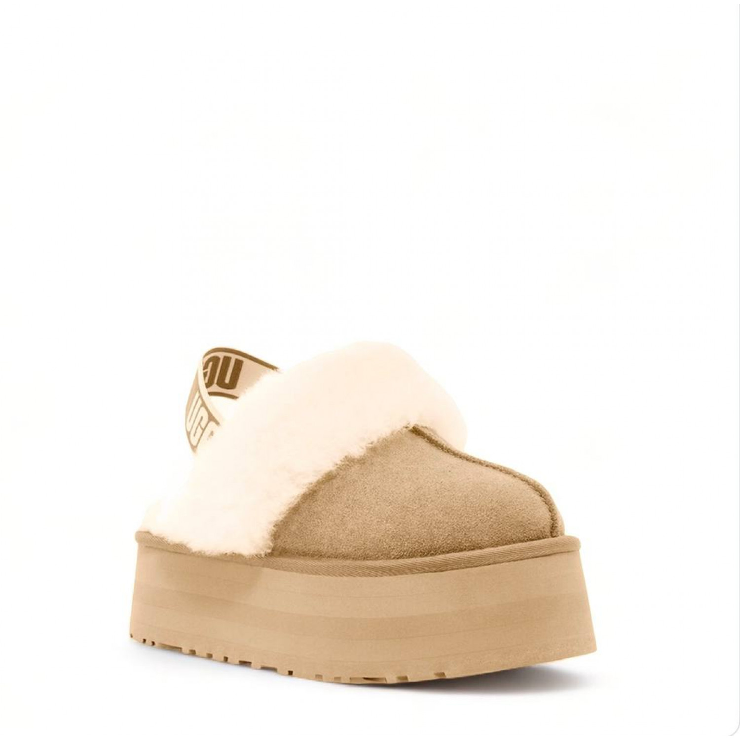 UGG Funkette Suede Platform Sand